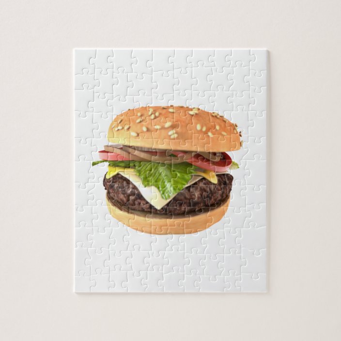 3d pixel puzzle hamburger instructions