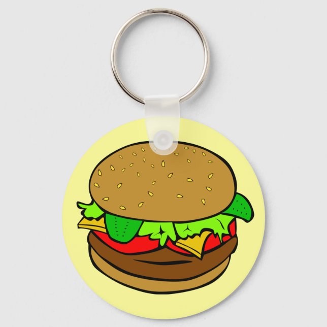 Hamburger Keychain (Front)