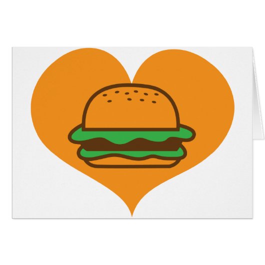 Hamburger lover cards (Front Horizontal)