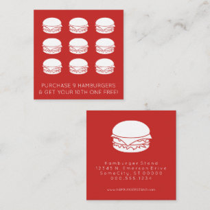 hamburger loyalty stamp