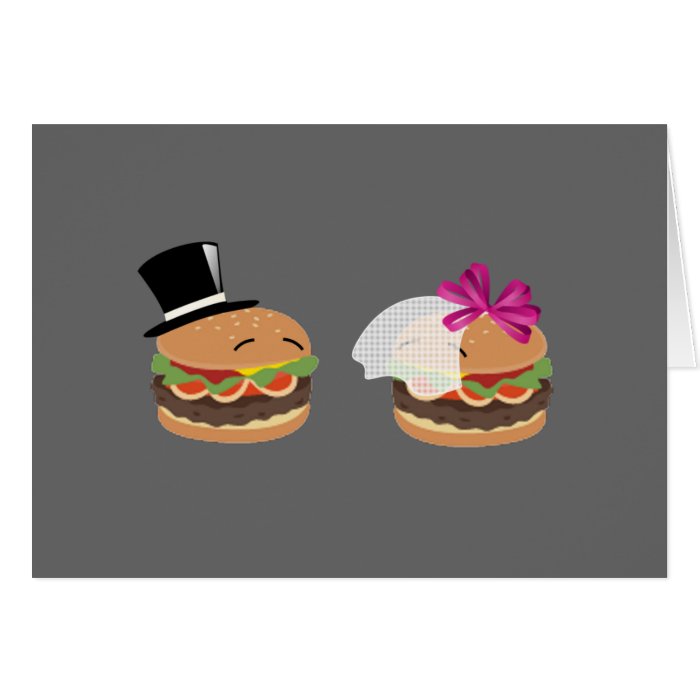 Hamburger Marriage    ASL play on words Card