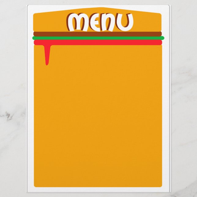 hamburger menu page (Front)