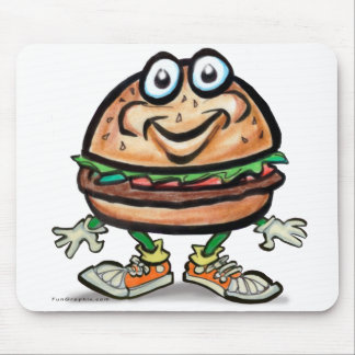 hamburger mouse pad
