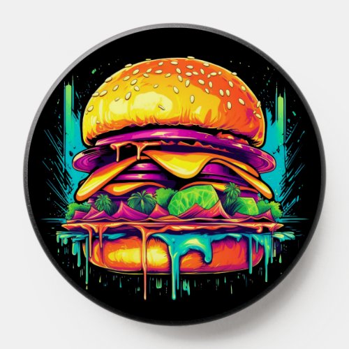 HAMBURGER Pop Socket Phone Grip