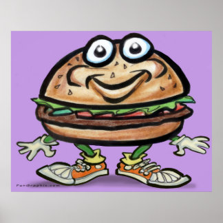hamburger poster