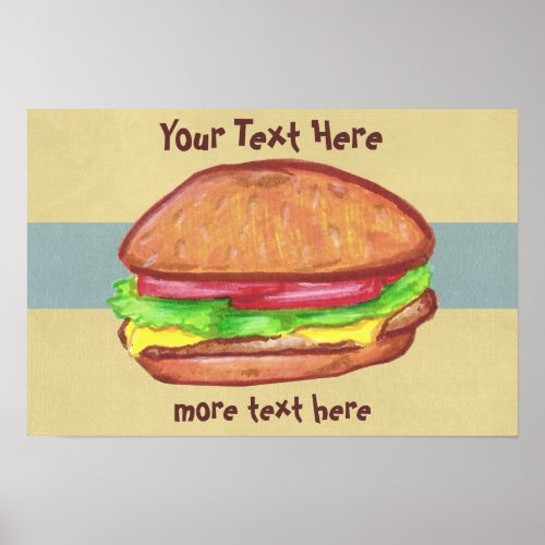 Hamburger Poster