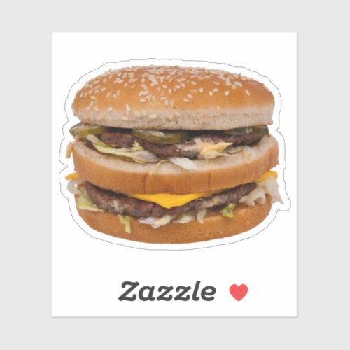 Hamburger Sticker