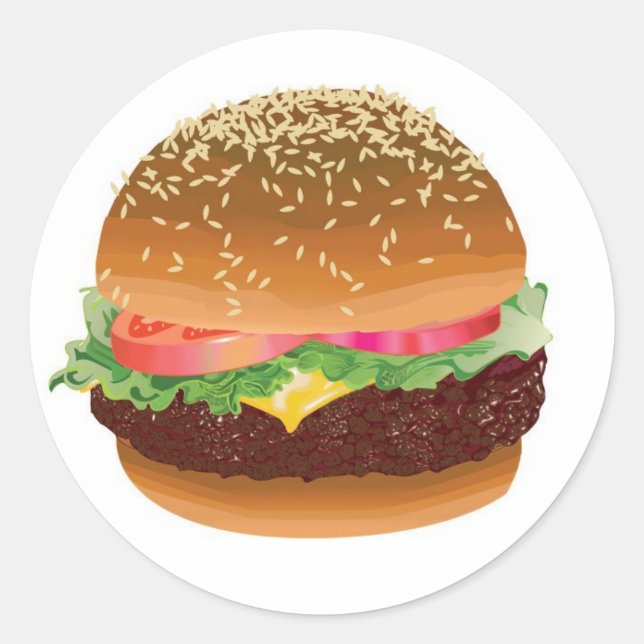 Hamburger stickers (Front)