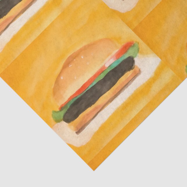Hamburger Tissue Paper (Detail)