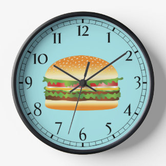 Hamburger Wall Clock