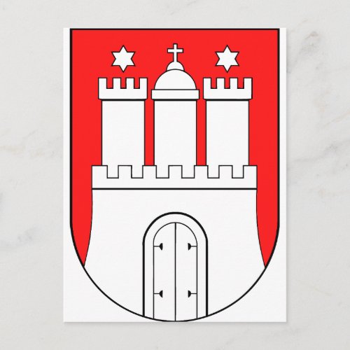 Hamburger Wappen Postcard