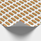 Hamburger Wrapping Paper (Corner)