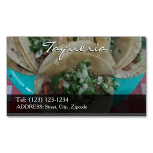 hamburgers editable business card