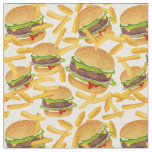 Hamburgers &amp; Fries Fabric