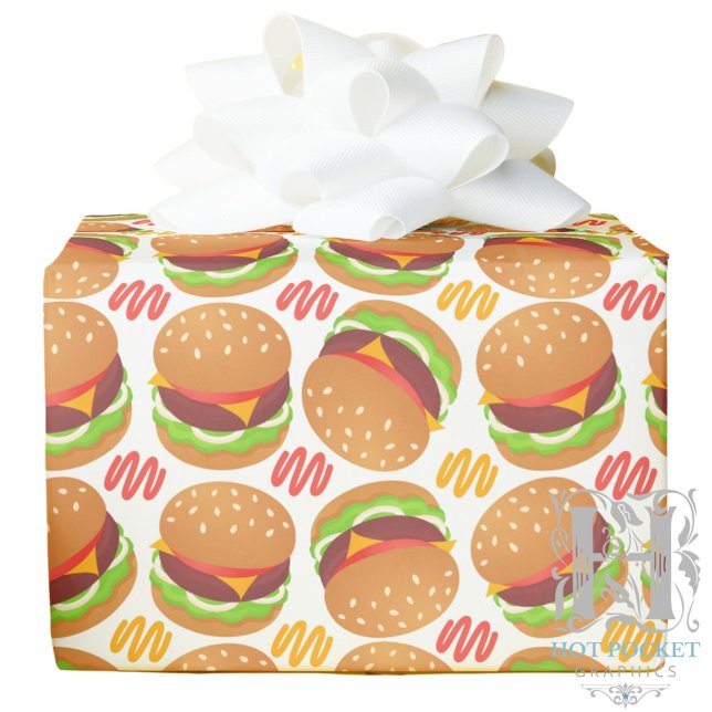 Hamburgers Gift Wrapping Paper (Creator Uploaded)