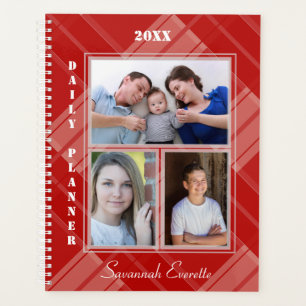 HAMbWG - 3 Photos, and Plaid in any color Planner