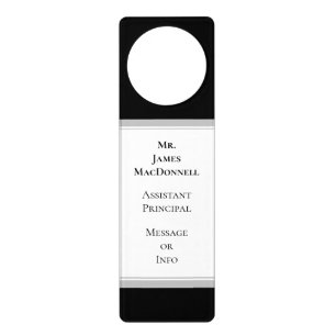 HAMbWG Any Color Background Acrylic Door Hanger