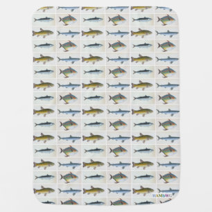 HAMbWG Baby Blanket - Four Fish
