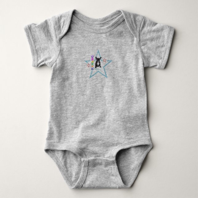 HAMbWG Baby Boy T w Hambwg Pet Abbr "Samson" Baby Bodysuit (Front)