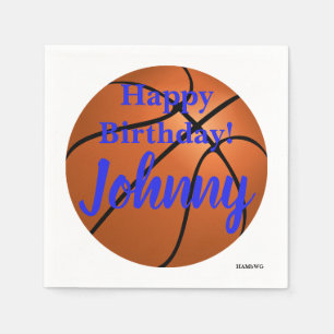 HAMbWG - Basketball Personalized Napkin
