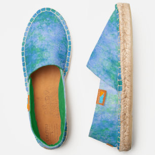 HAMbWG - Blue and Green Fresco Espadrilles