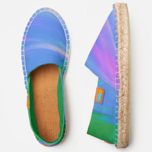 HAMbWG Blue Violet Kelly Green Espadrilles