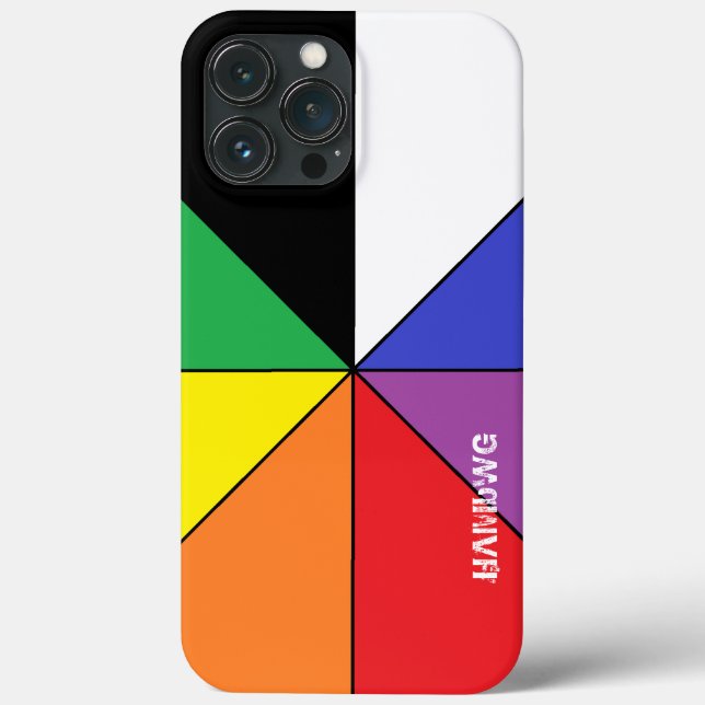 HAMbWG Cell Phone Cover - Color Wheel (Back)