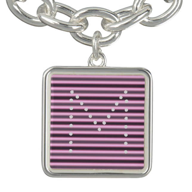 HAMbWG  - Charm Bracelet - Pink Neon (Design)