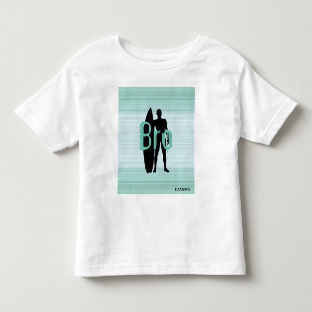 HAMbWG - Children's  T Shirt -  Aqua Gradients (Front)