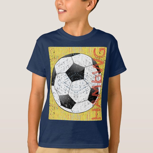 HAMbWG - Children's  T Shirt - Soccer Ball (Front)