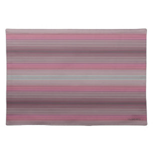 HAMbWG - Cloth Place Mat - Pink Stripe