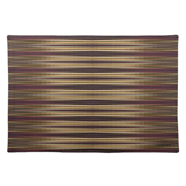 HAMbWG - Cloth Placemat - Burgundy Gradient (Front)