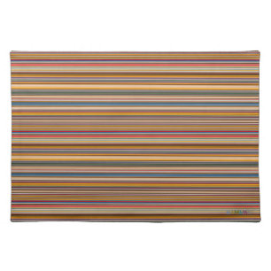 HAMbWG - Cloth Placemat - Colorful Bars