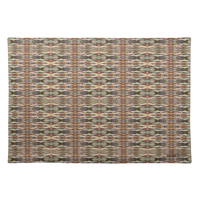 HAMbWG - Cloth Placemat - Indian Bead (Front)