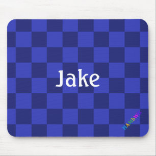 HAMbWG - Computer Mouse - Blue Checker Pad
