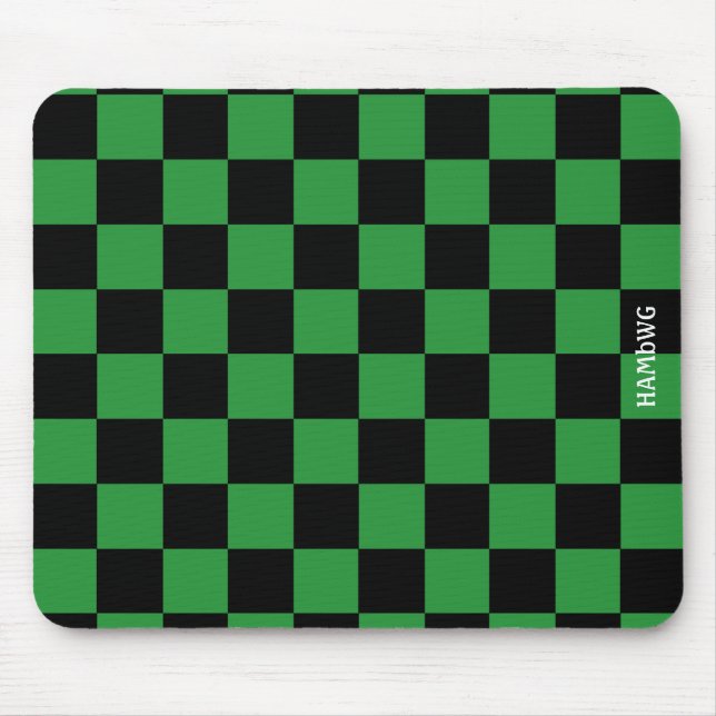 HAMbWG - Computer Mouse -  Checker Mouse Pad (Front)