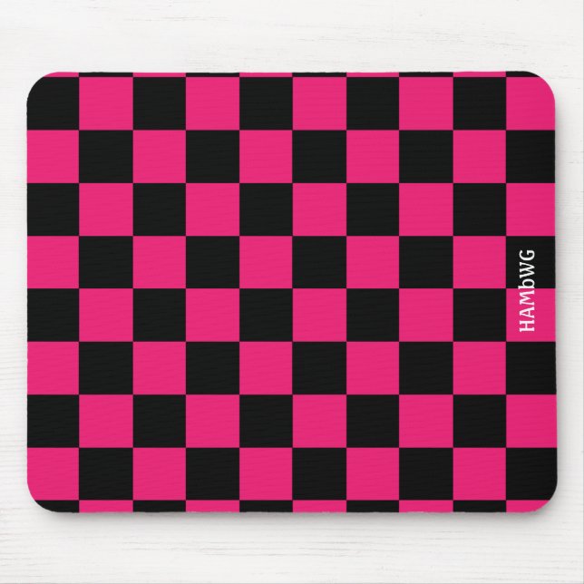 HAMbWG - Computer Mouse -  Checker Pad (Front)
