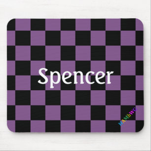 HAMbWG - Computer Mouse - Purple Checker Pad
