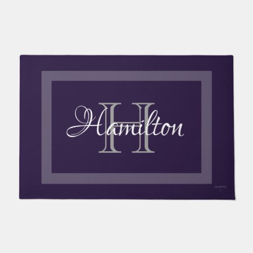 HAMbWG _ Custom Door Mat in Any Color w Name