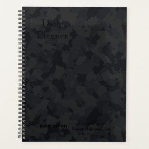 HAMbWG - Daily Planner  Black Camoflage