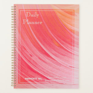 HAMbWG - Daily Planner - Peach Swirl