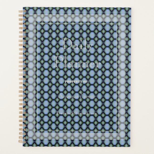 HAMbWG - Daily Planner - Periwinkle (Front)