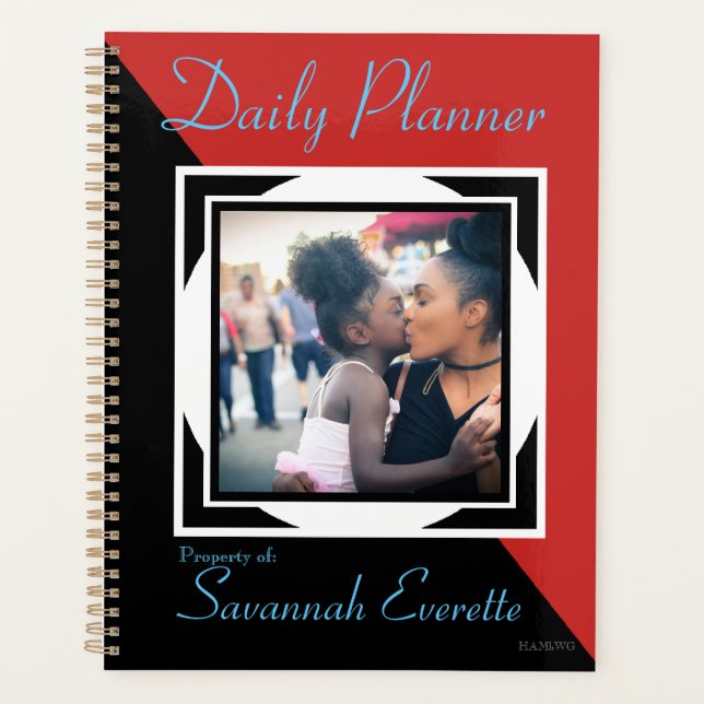 HAMbWG - Daily Planner - Photo with color (Front)