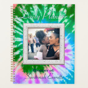 HAMbWG - Daily Planner - Tie Dye -Photo with color