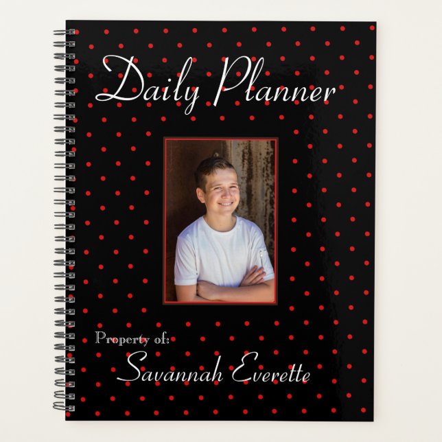 HAMbWG - Daily Planner - Tiny Polka Dot (Front)