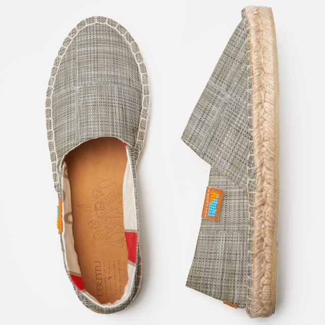 HAMbWG - Design is called "Woven" Espadrilles (Side)