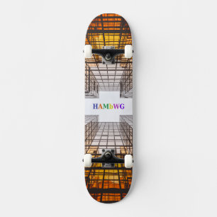 HAMbWG  Designed Skateboard - Architecture Deck