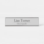 HAMbWG - Desk Name Plate - Name and title