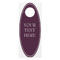 HAMbWG - Door Knob Message - Any Message Door Hanger HAMbWG - Door Knob Message - Any Message Door Hanger