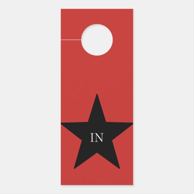HAMbWG - Door Knob Message - Star Hanger (Front)
